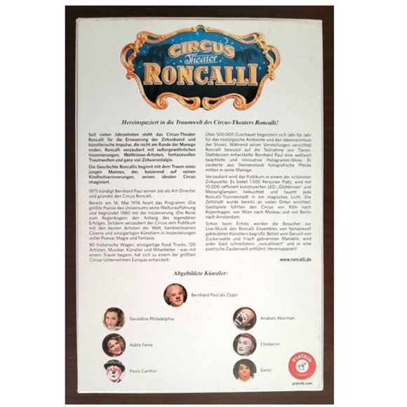 Piatnik CIRCUS THEATER RONCALLI Jigsaw Puzzle 1000 pieces - Picture 5 of 7